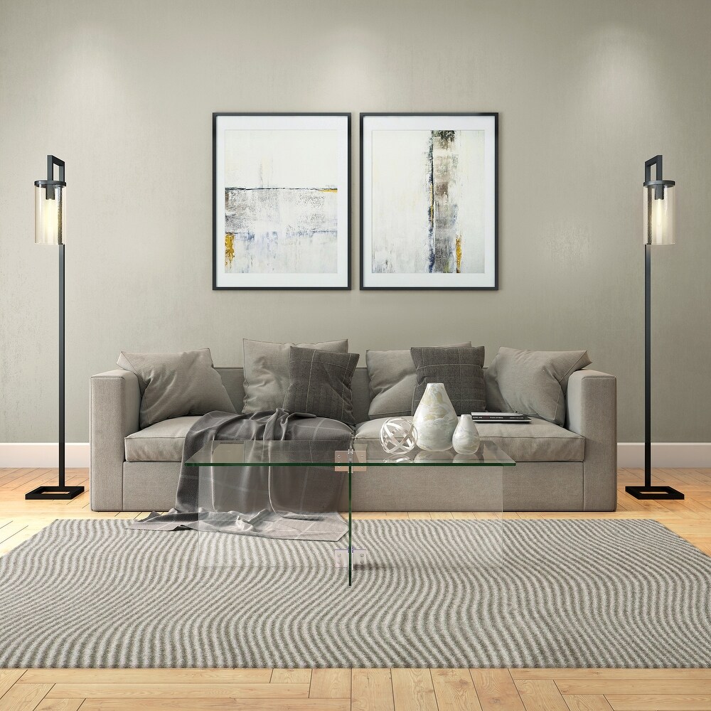 Silver Orchid Carlisle Glass Coffee Table