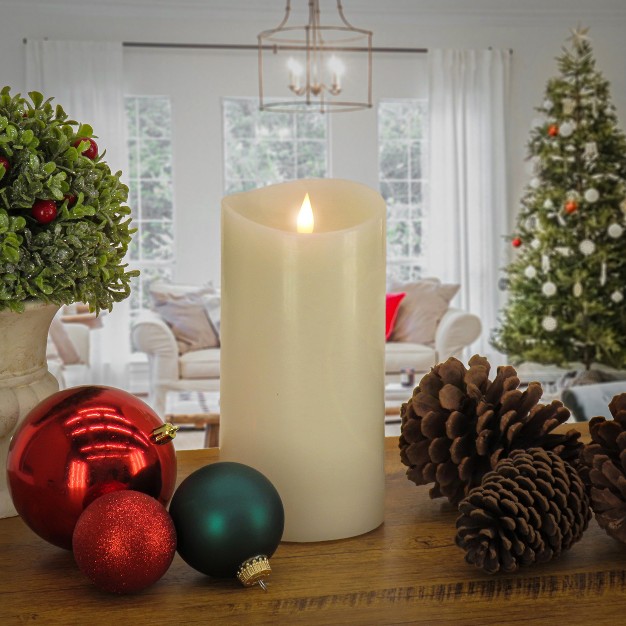 Led Real Motion Flameless Ivory Candle Warm White Light National Tree Company