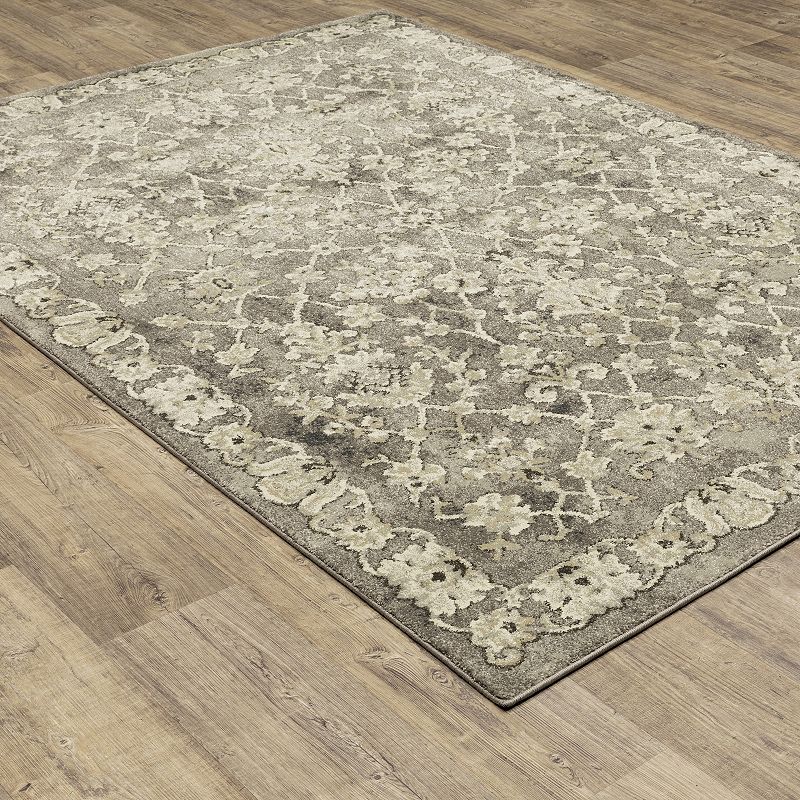 StyleHaven Franklin Faded Floral Trellis Area Rug