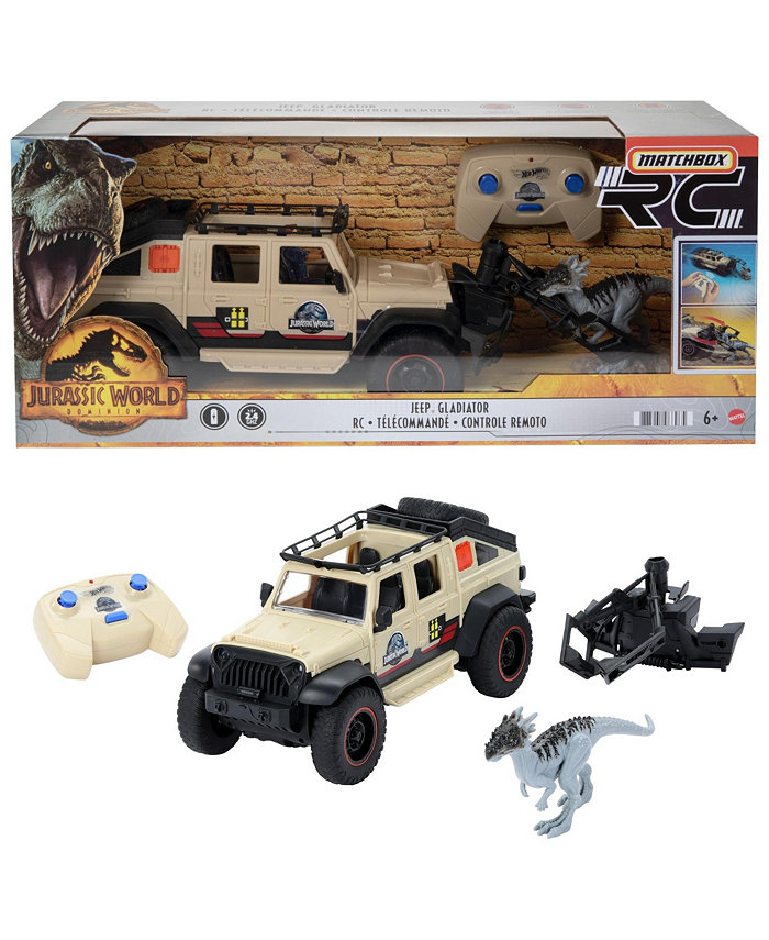 Hot Wheels Matchbox Jurassic World Jeep Gladiator  4 Pieces