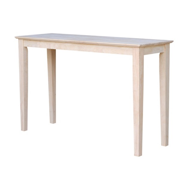 Shaker Table Unfinished International Concepts