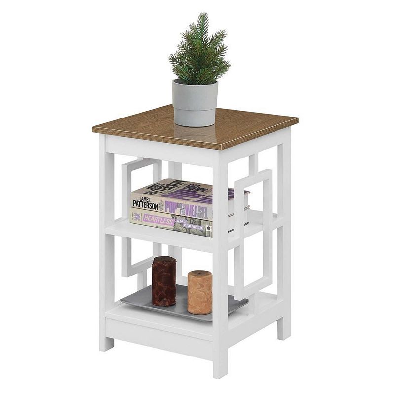 Convenience Concepts Town Square End Table with Shelves