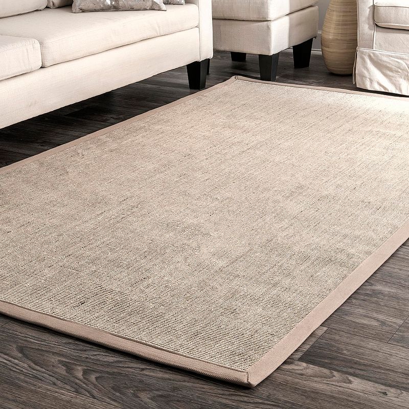 nuLOOM MaryJo Framed Sisal Rug