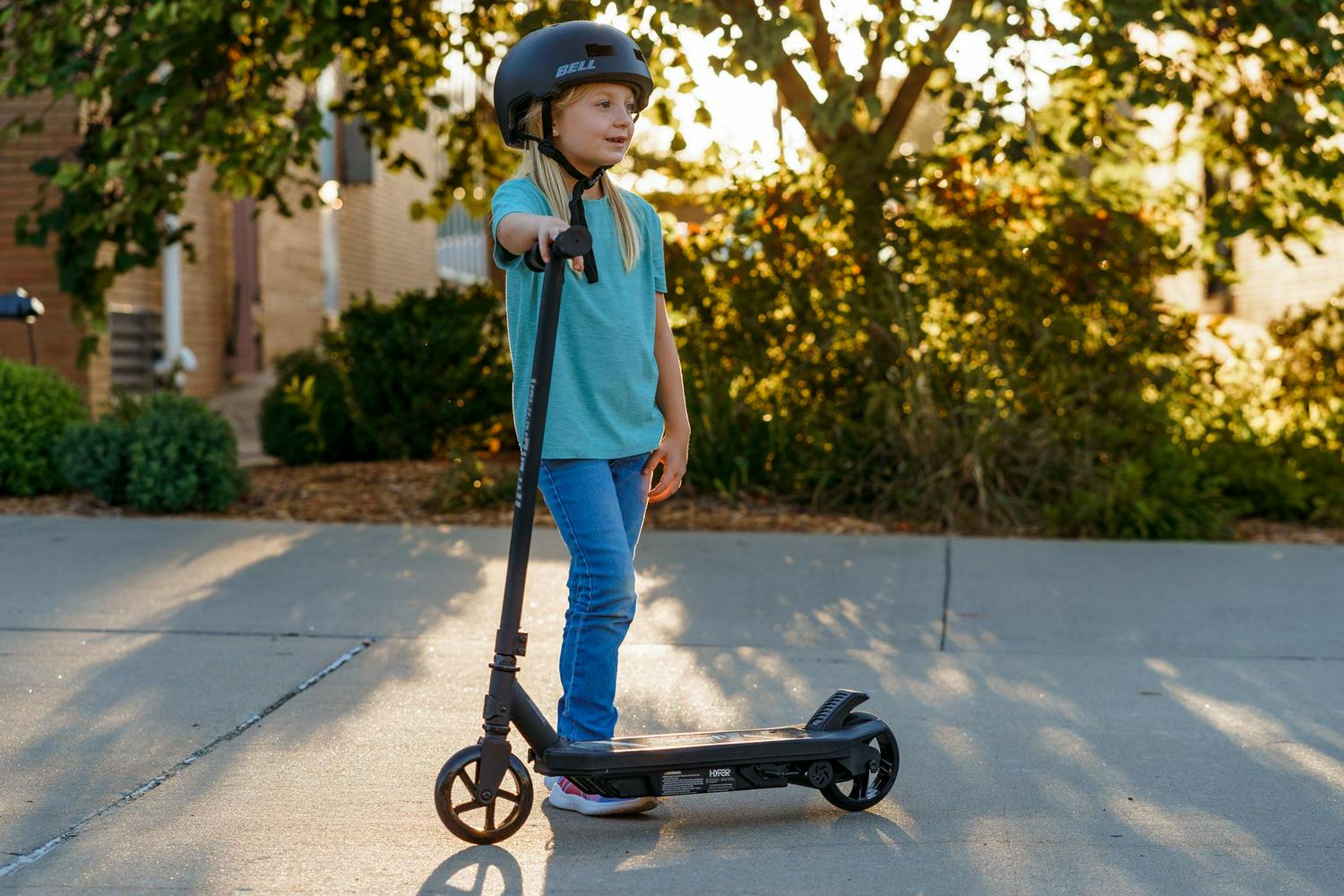 Hyper Toys 12 Volt Jammer Kids Electric Scooter Ride On 10 MPH Max Speed for Ages 8+  Crowdfused