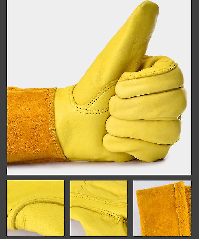 Miman Long Deerskin Gardening Gloves