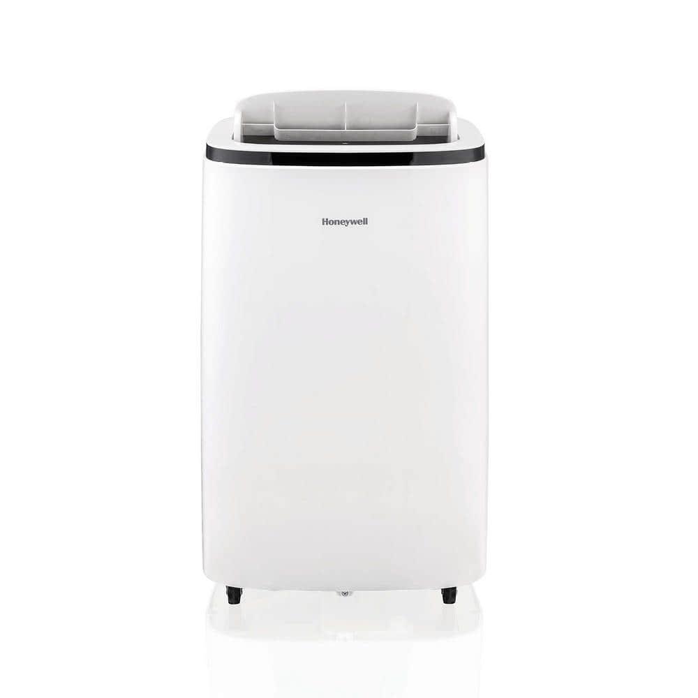 Honeywell 12000 BTU Portable Air Conditioner with Dehumidifier in Black and White