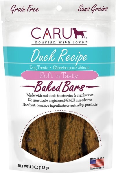 Caru Soft 'n Tasty Baked Bars Duck Recipe Grain-Free Dog Treats