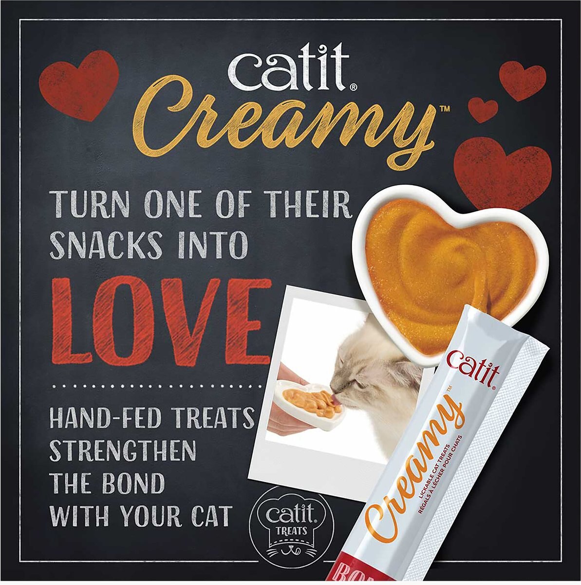 Catit Creamy Chicken and Liver Flavor Lickable Cat Treats