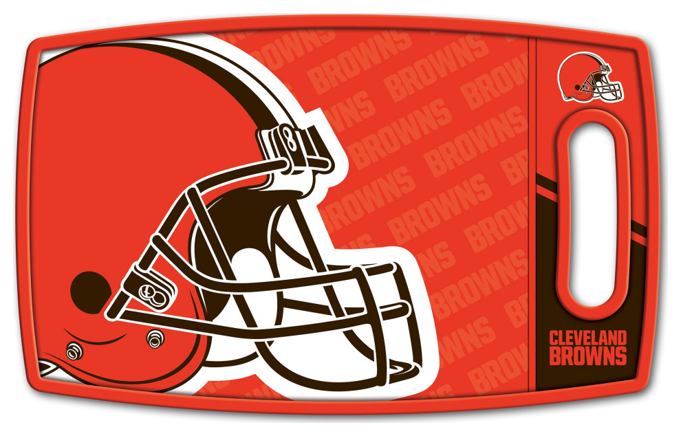 Cleveland Browns Logo Series Cutting Board   Traditional   Cutting Boards   by StadiumView Products  Houzz