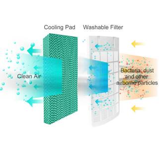 Costway 500 CFM 3-Speed Portable Evaporative Cooler Fan EP23667