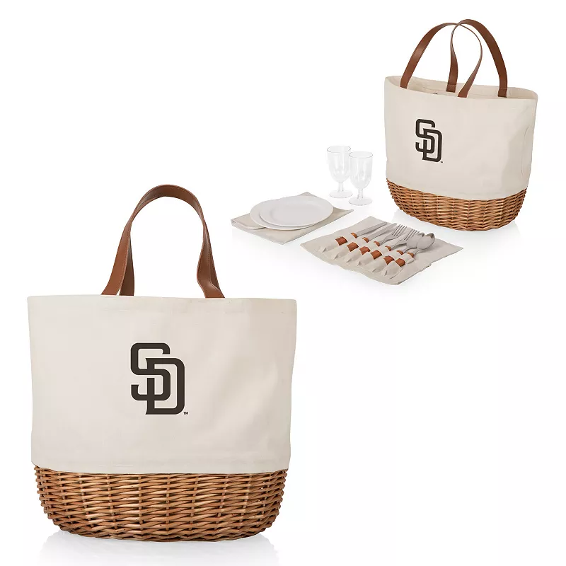 Picnic Time San Diego Padres Promenade Picnic Basket Set