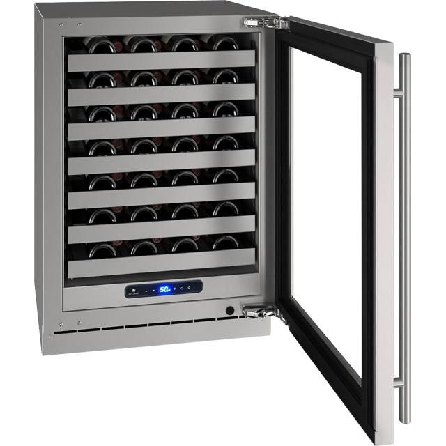 U-Line Captain 5.2 cu. ft. 49-bottle Freestanding Wine Cooler UHWC524-SG01A