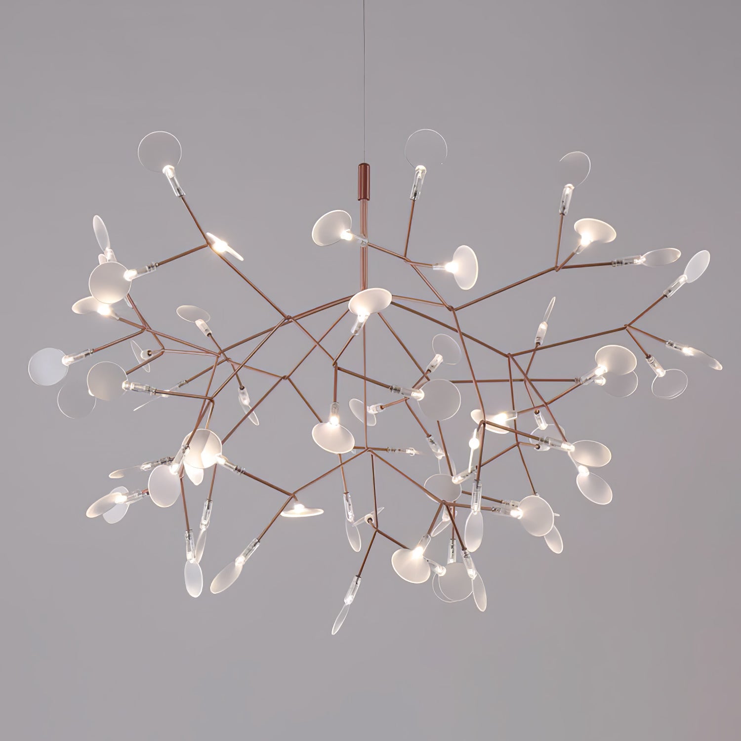 Rose Gold Firefly LED Chandelier