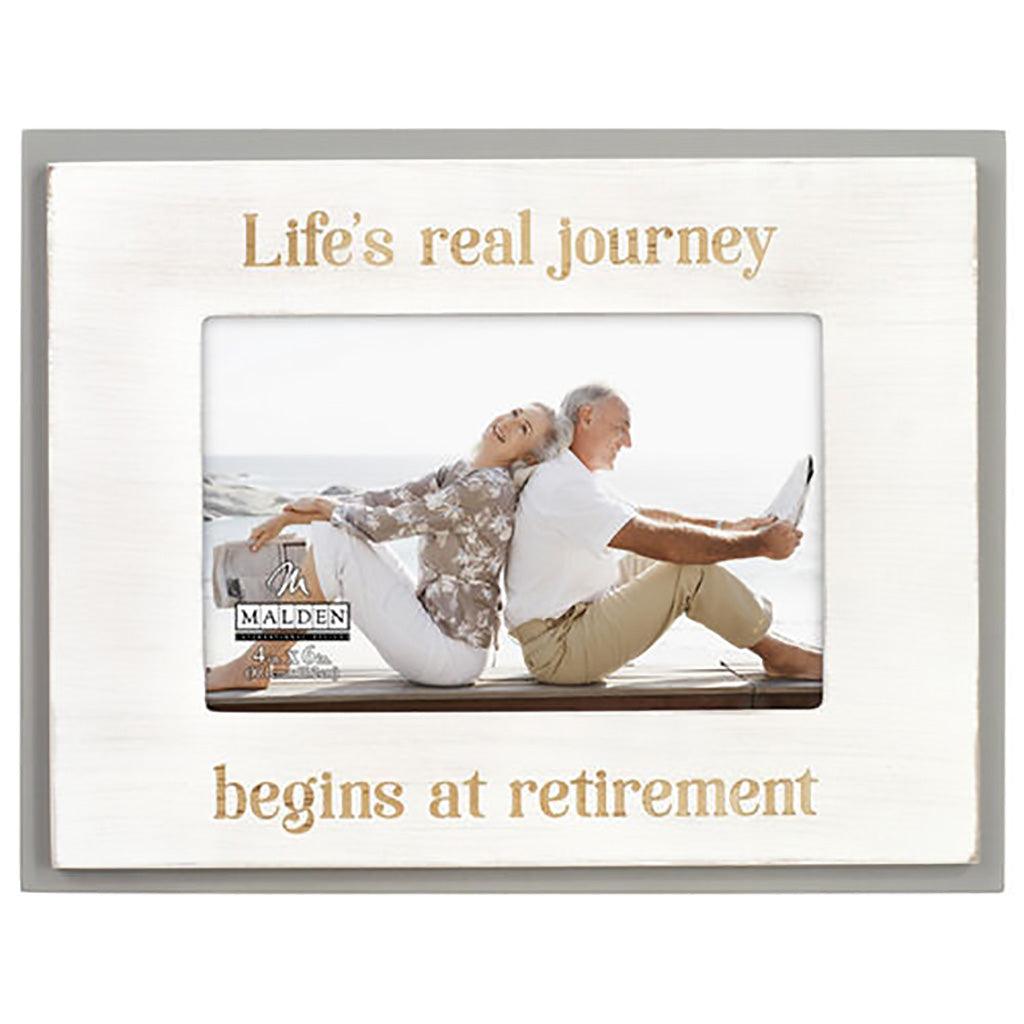 Malden  4X6 Life's Real Journey...Retirement Frame