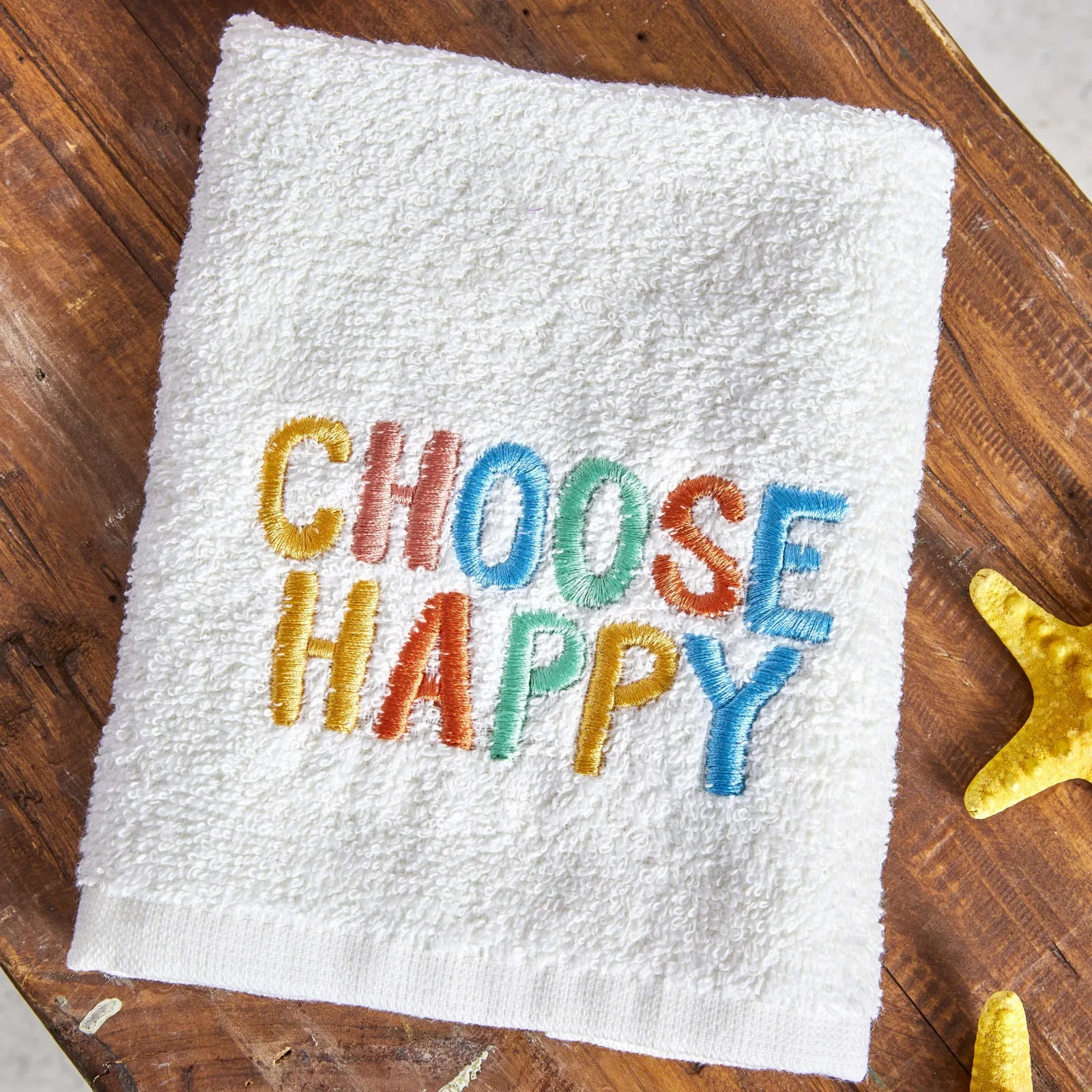 Karaca Home Choose Happy Embroidered Towel 50X90 Cm 200.19.01.0324