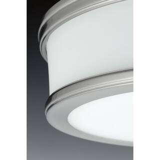 Progress Lighting Bezel LED Collection 17-Watt Polished Chrome Integrated LED Flush Mount P350085-015-30