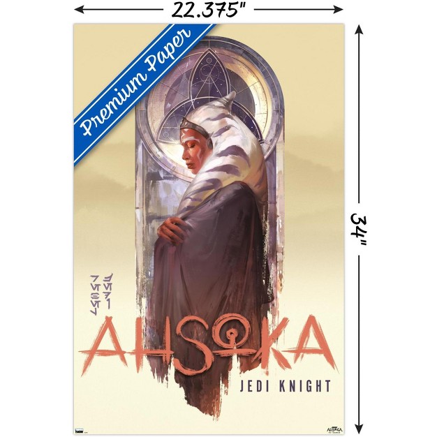 Trends International Star Wars Ahsoka Jedi Knight Unframed Wall Poster Prints