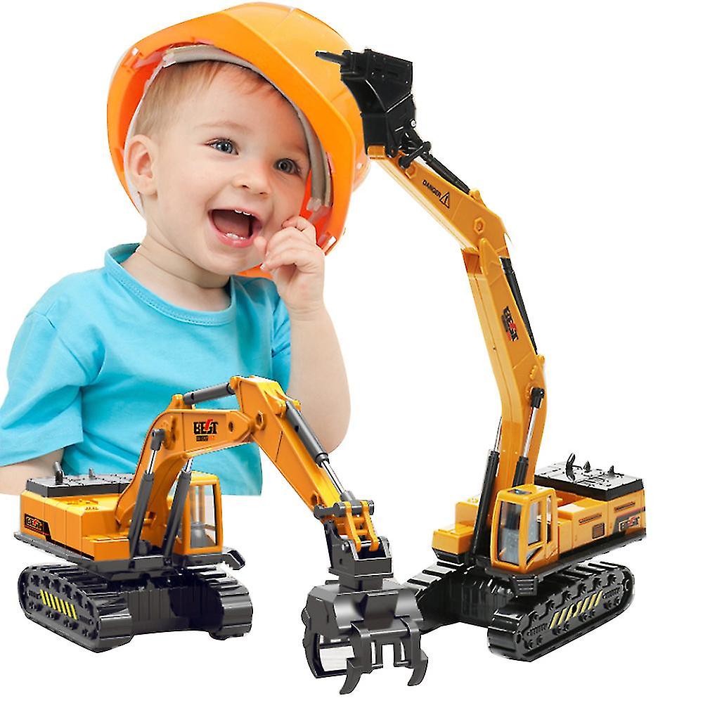 Simulation Engineering Excavator Vehicle Engineering Construction Vehicle Toys Boy Car Model