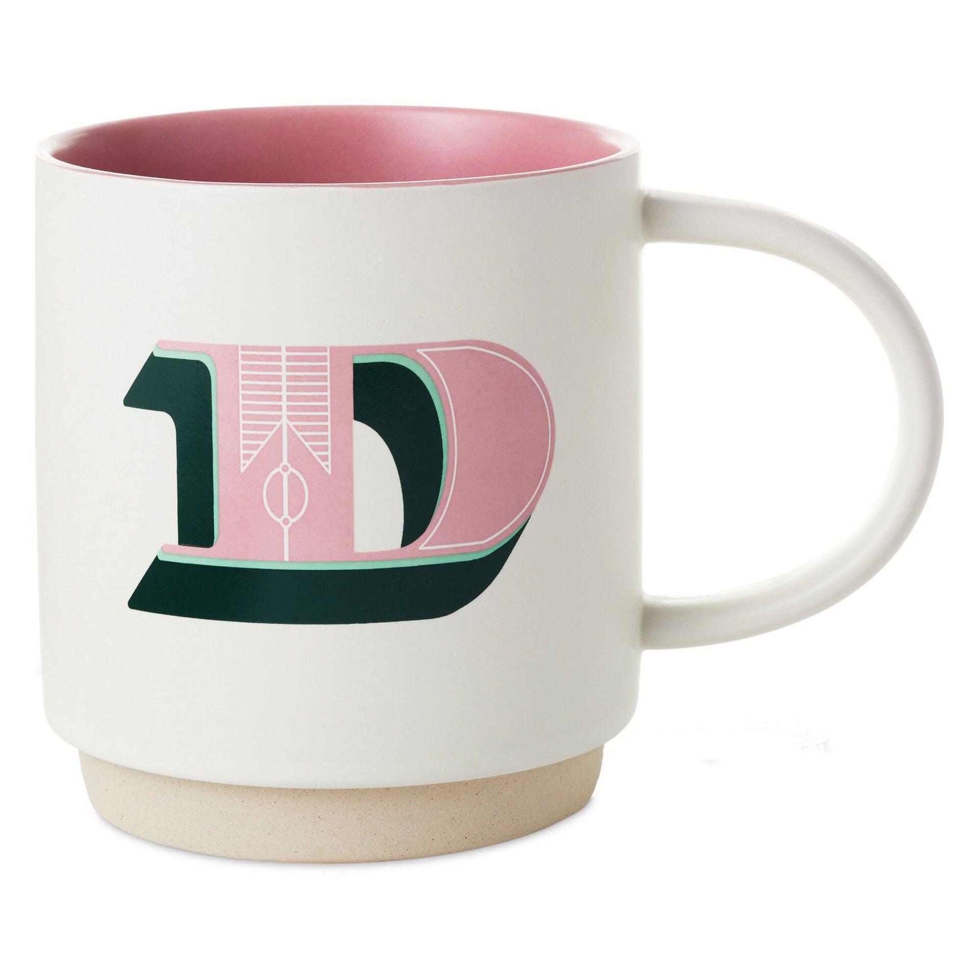 Hallmark  Initial Monogram 16 oz. Mug, D