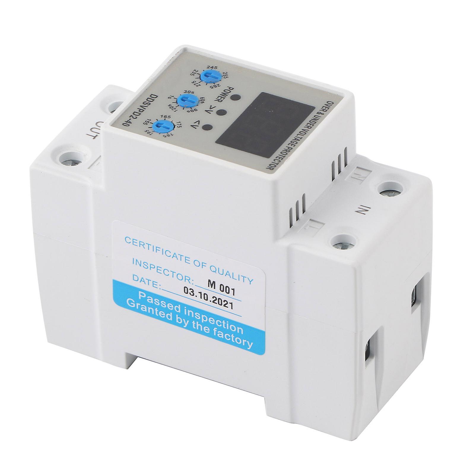 Ddsvpd263 Adjustable Selfrecovery Automatic Reset Voltage Protection Device 220v40a