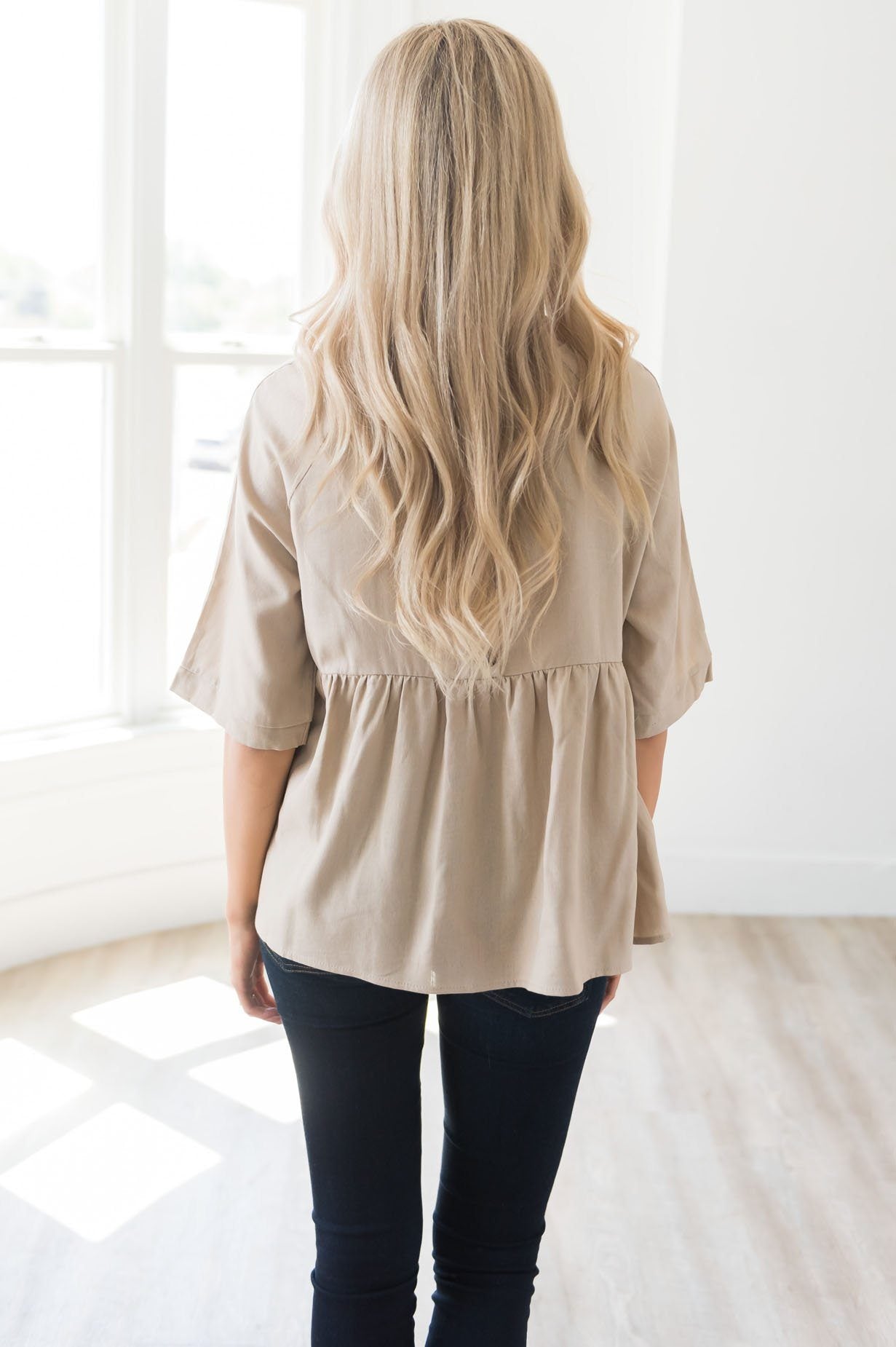 Amazing Views Modest Blouse