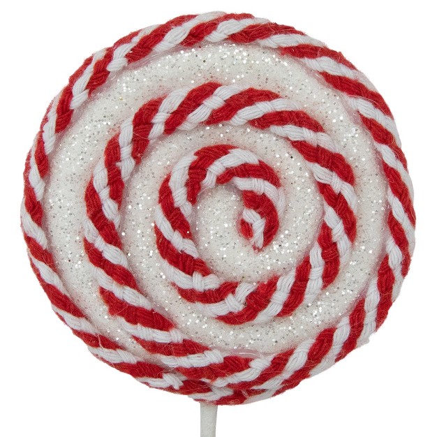 Candy Cane Lollipops Decorative Christmas Spray