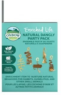 Oxbow Enriched Life Natural Dangly Party Pack Small Pet Toy