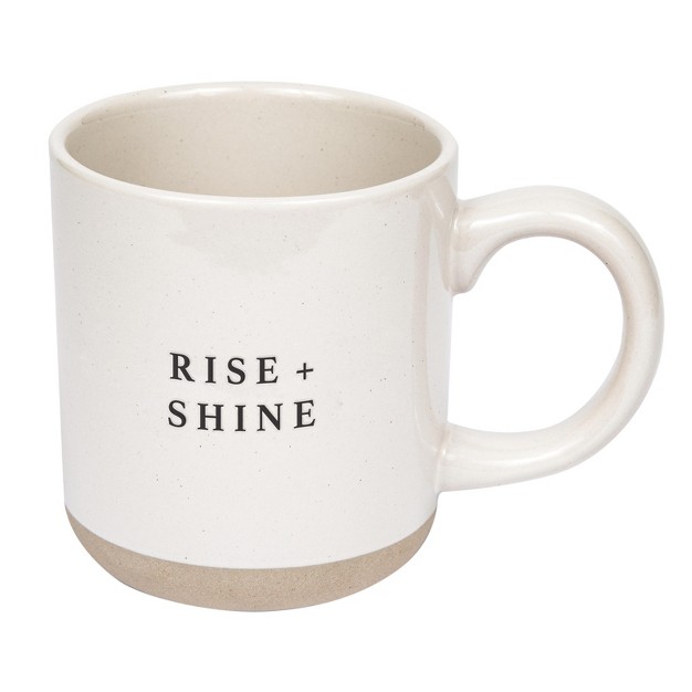 Sweet Water Decor Rise And Shine Stoneware Coffee Mug 14oz