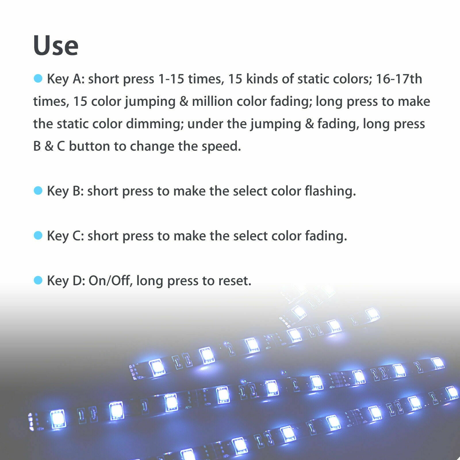 6PCS Motorcycle LED Light Kit Strip，RGB Waterproof with Wireless Remote Control LED Motorcycle Lights LED Underglow Kit for Motorcycle， Golf Cart， Cruiser， ATV