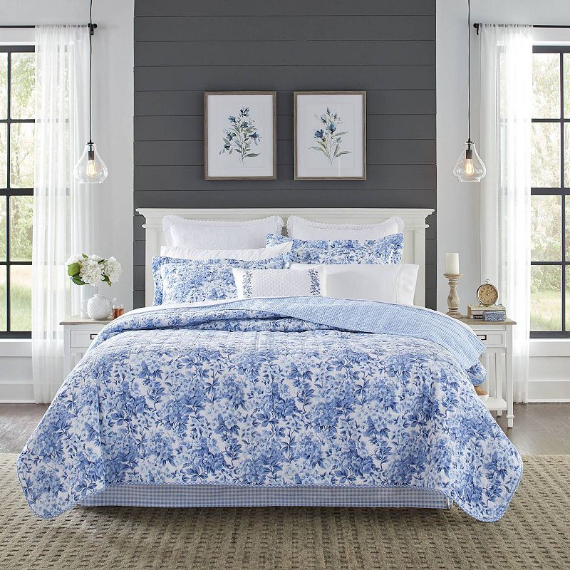 Laura Ashley Brighton Floral Quilt Set