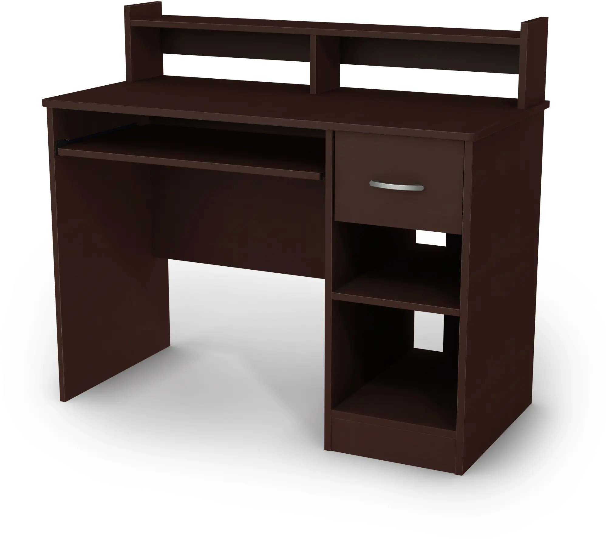 Axess Chocolate Brown Desk - South Shore