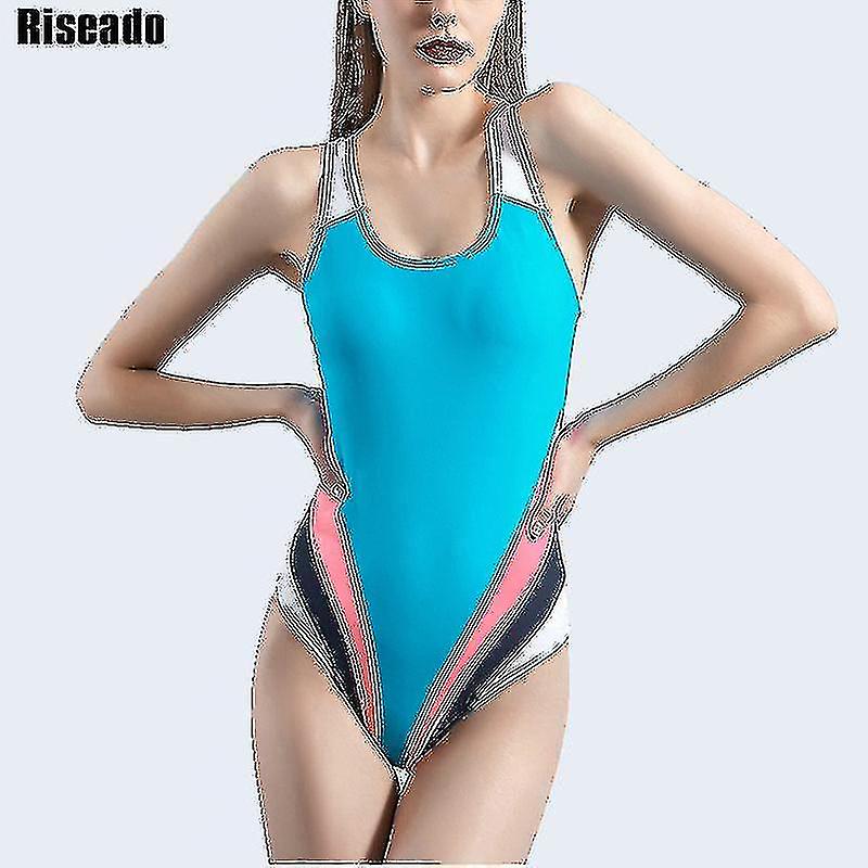 Women's Conservative Athletic Rback Swimsuit Swimwear Bathing Suit