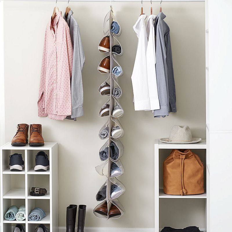 Household Essentials 20-Pocket Hanging Shoe Organizer