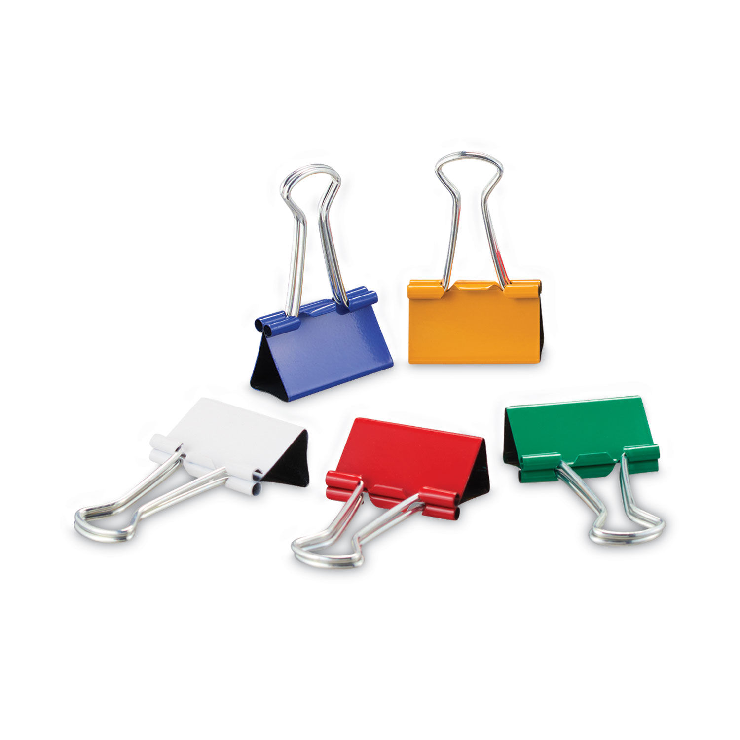 Binder Clips with Storage Tub by Universalandreg; UNV31029