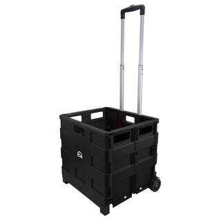 PACK-N-ROLL Portable 18 in. Plastic Utility Cart 410-468-0111