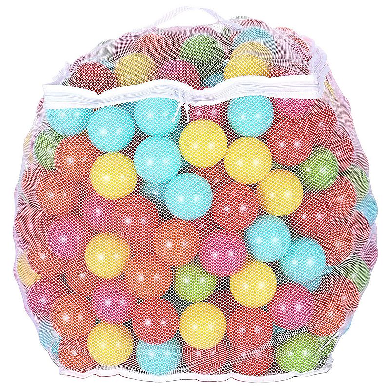 Balancefrom Fitness 2.3 In Crush Proof Play Pit Balls W/ Storage Bag， Multicolor