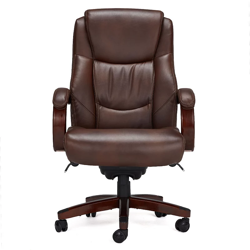 JOMEED Delano Big and Tall Executive Office Chair with Lumbar Support， Brown