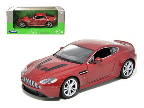 Welly 24017r  2010 Aston Martin V12 Vantage Red 1/...