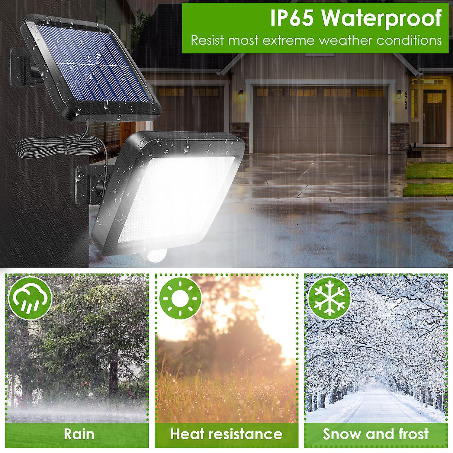 56 Leds Outdoor Solar Security Light Flood Light Wall Solar Lamp Motion Sensor Solar Light Led Garden Path Garage Light