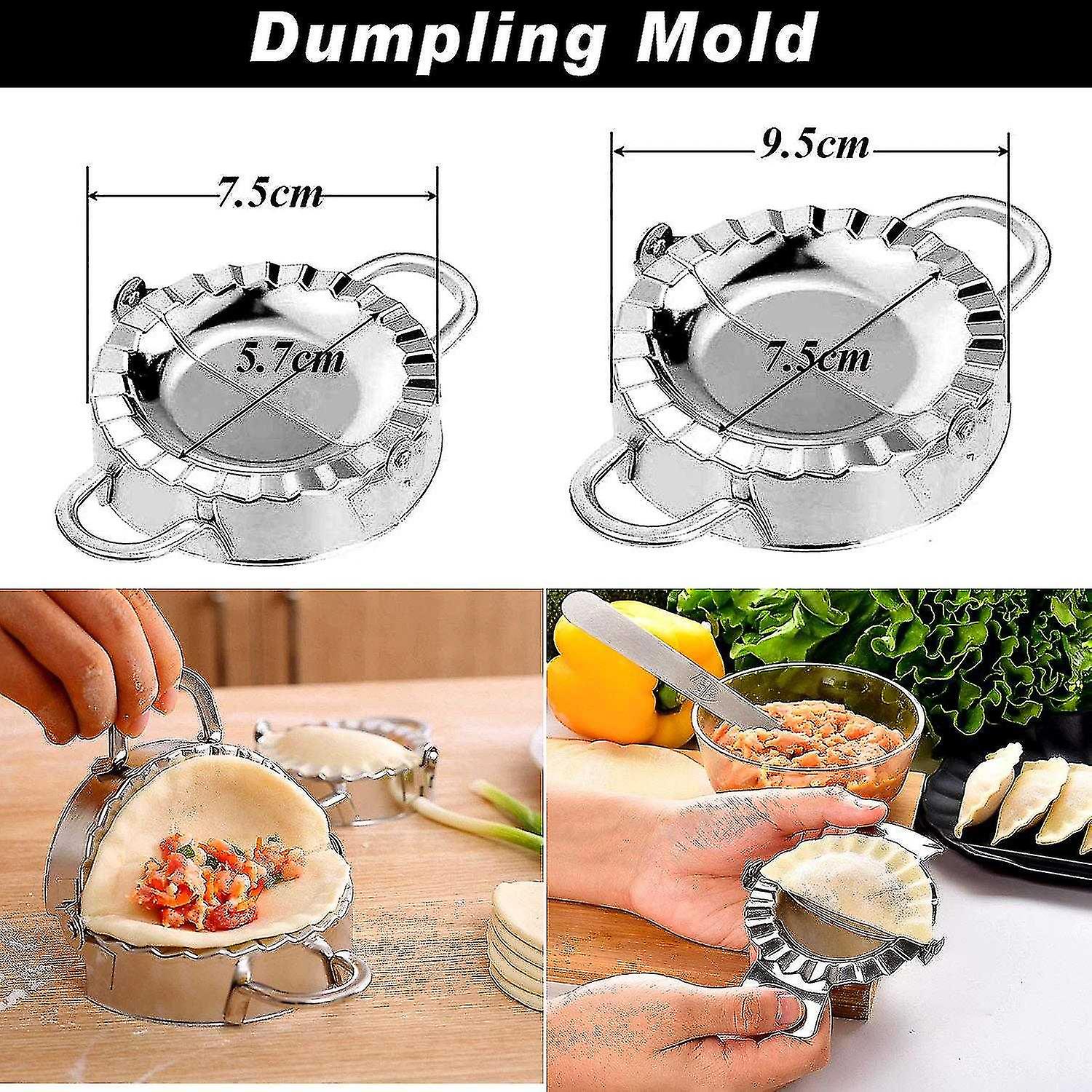 Stainless Steel Dumplings Makers，7 Pcs Stainless Steel Dumpling Molds，dumplings Maker Set，ravioli Du