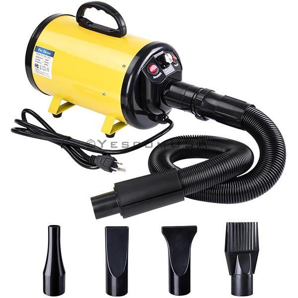 Yescom Dog Cat Hair Dryer Heat Blower 3.2 HP 4 Nozzles