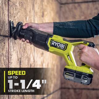 RYOBI ONE+ HP 18V Brushless Cordless Reciprocating Saw (Tool Only) PBLRS01B