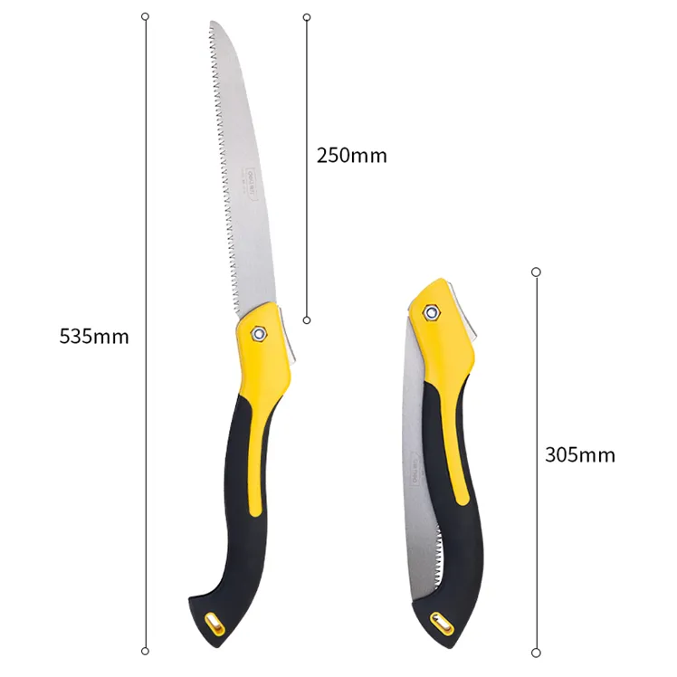 Deli tools DL4672 Hand saw domestic woodworking folding saw garden logging saw fruit tree hand saw tool