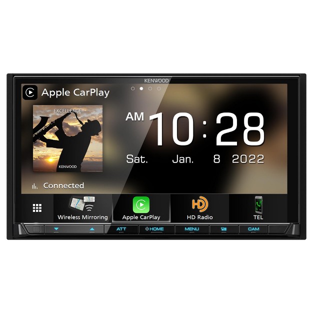 Kenwood Dmx908s Multimedia Receiver Apple Carplay Android Auto Siriusxm Sxv300v1