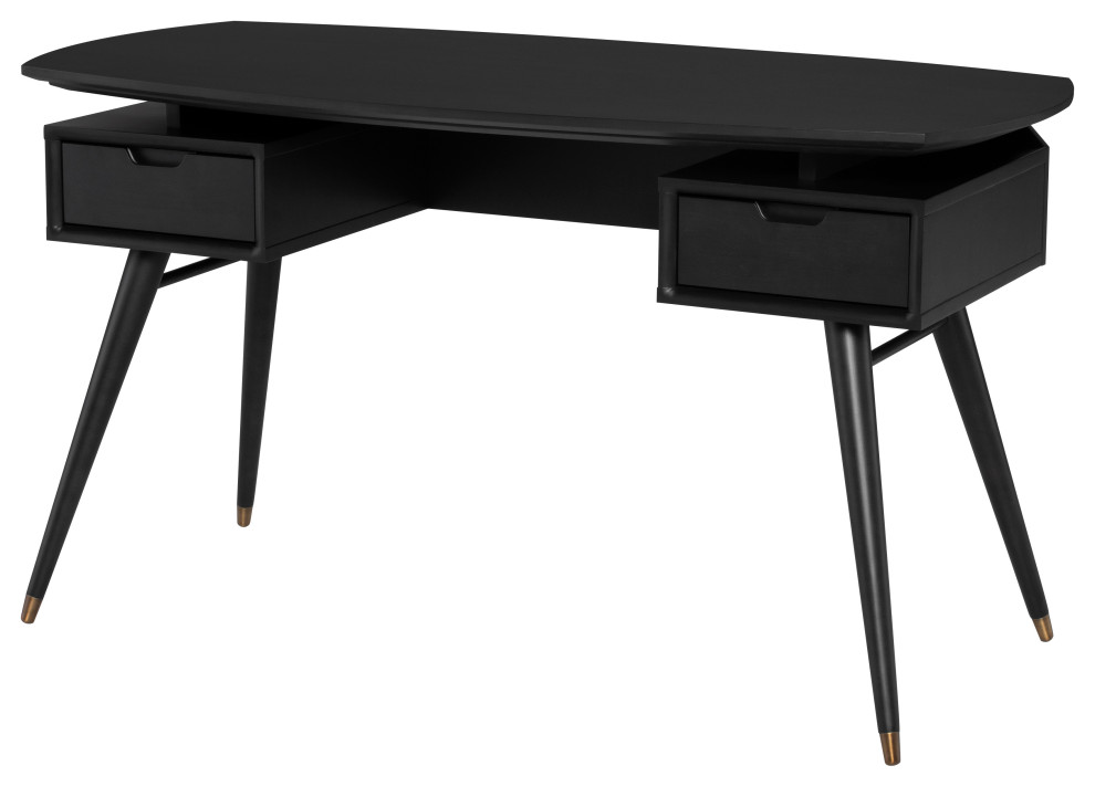 Carel Desk  Black   Midcentury   Coffee Tables   by Nuevo  Houzz