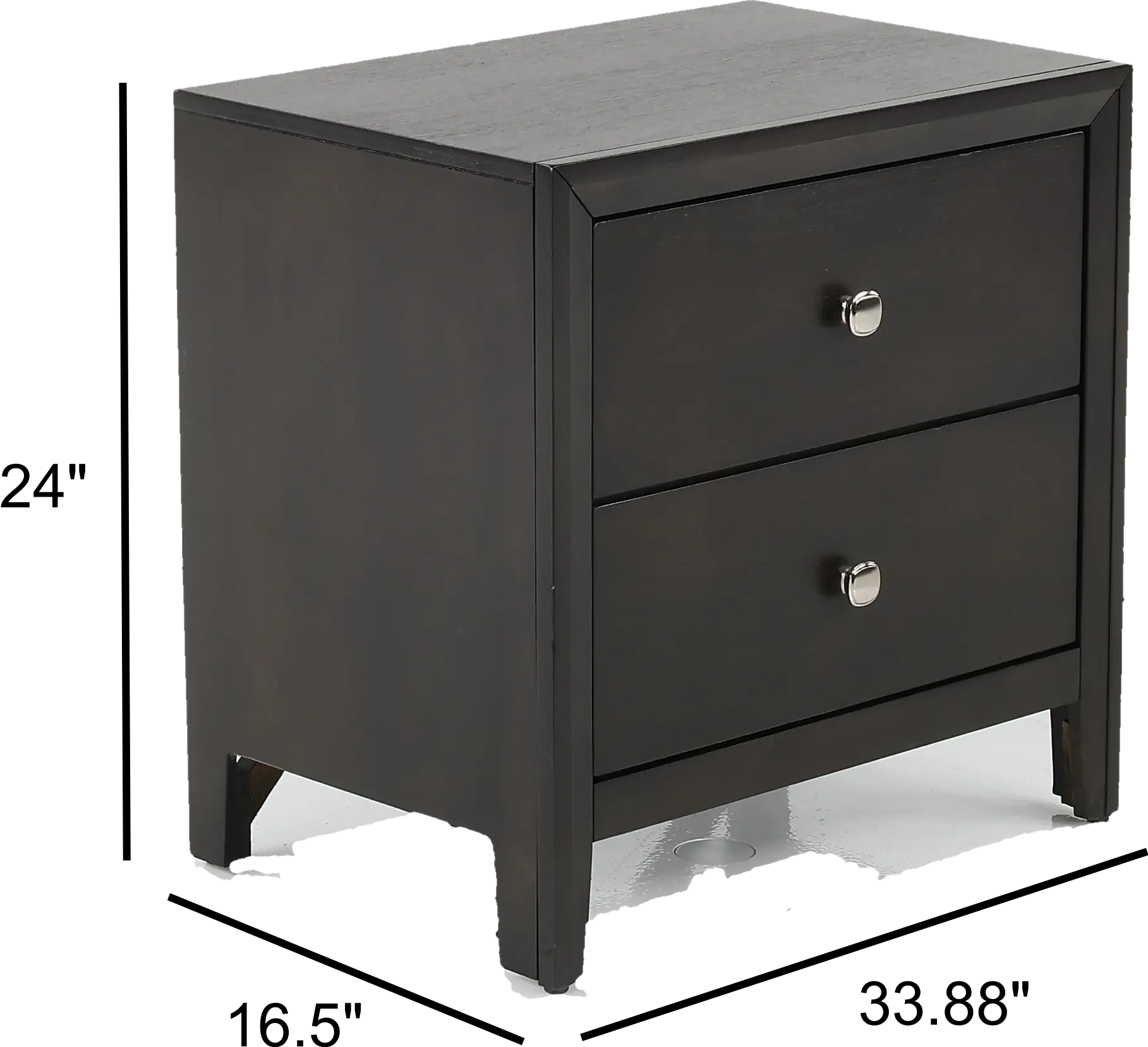 Grant Gray Nightstand