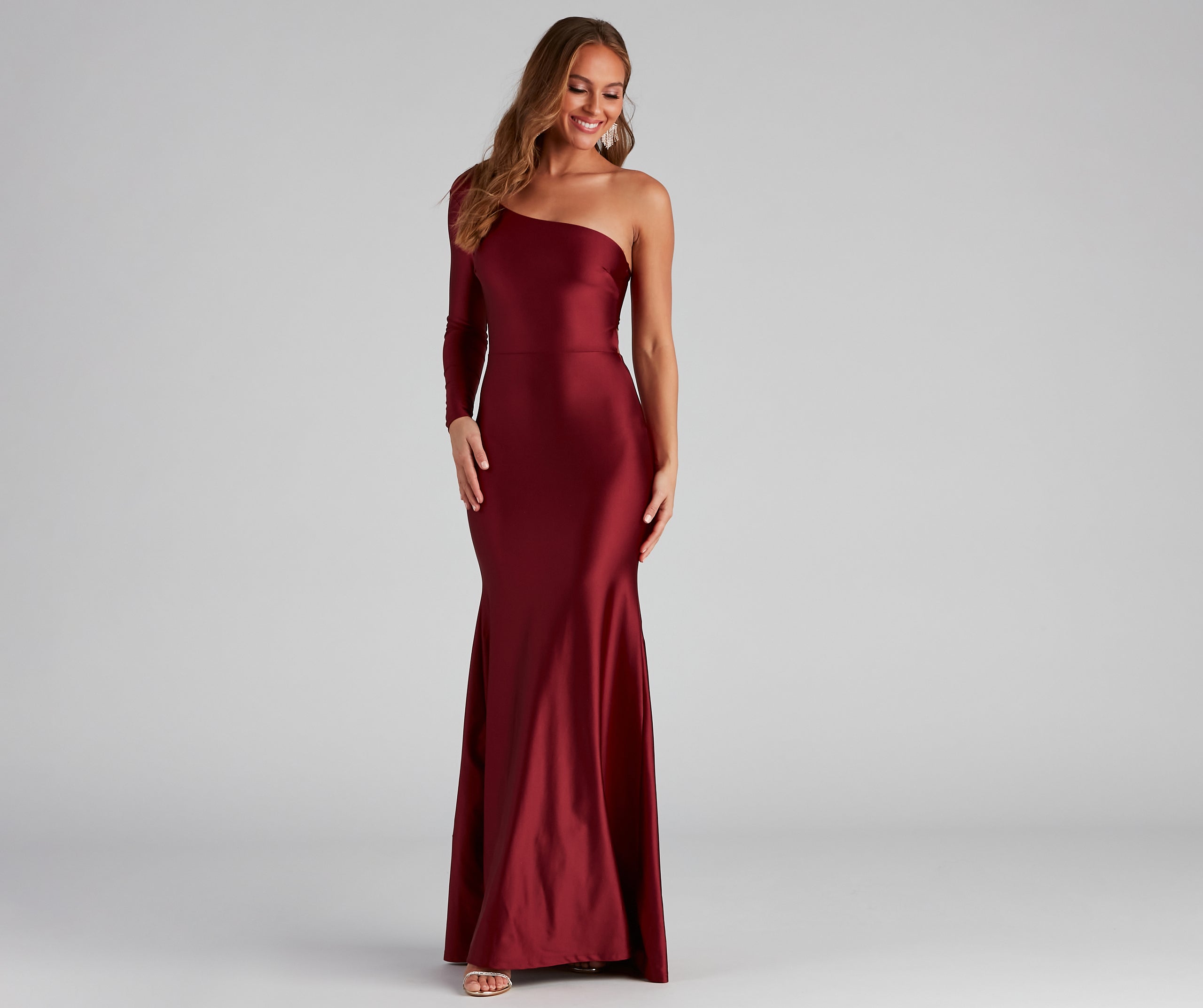 Emma One-Shoulder Mermaid Dress