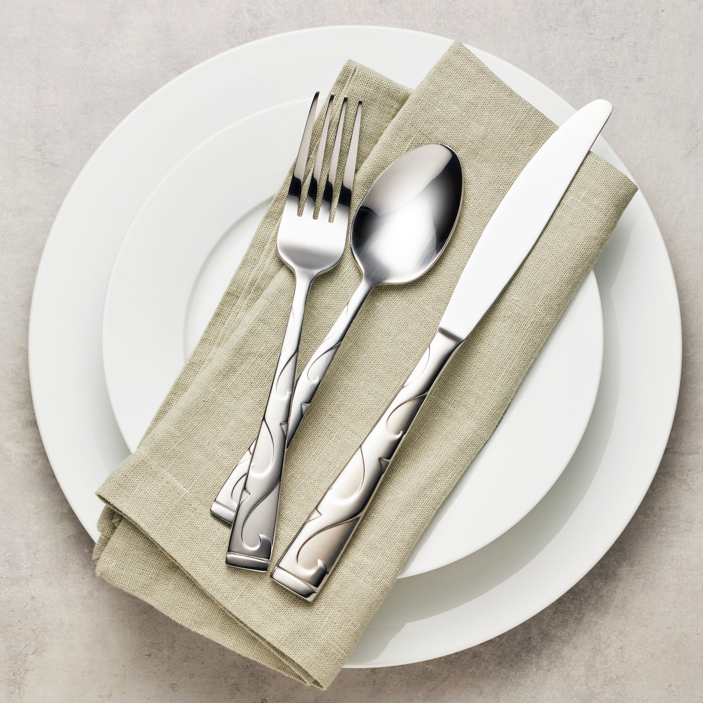 Tuscany 20 Piece Everyday Flatware Set