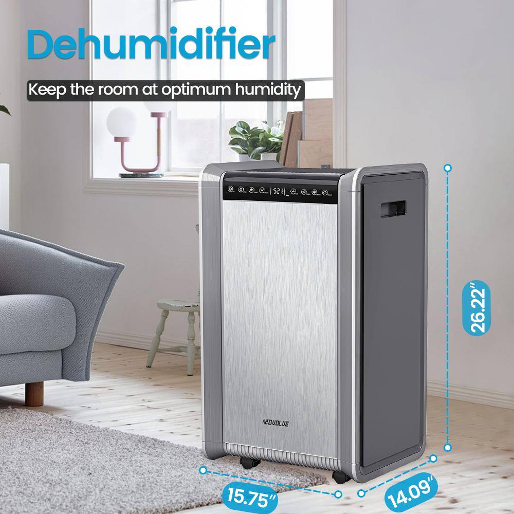 Xppliance 125 pt. 8500 sq. ft. Commercial Dehumidifier in Metallics with 24-Hour Timer ZJOLWBRY04