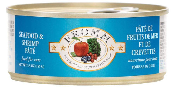 Fromm Four Star Seafood and Shrimp Pate Canned Cat Food